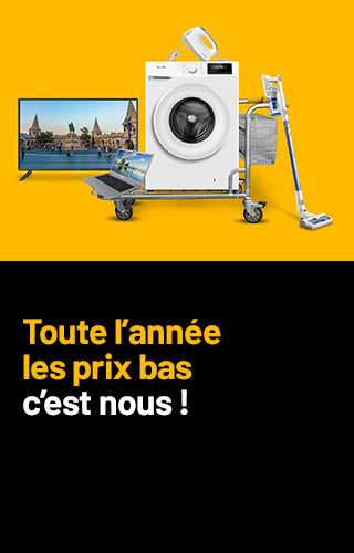 Toute l'année les prix bas, c'est nous !