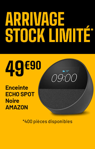 Arrivage Stock Limité - Enceinte ECHO SPOT Noire - AMAZON - 49€90