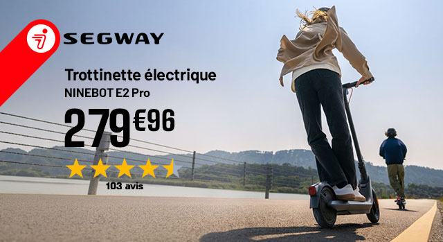 Segway - Trottinette électrique Ninebot E2 Pro - 279€98