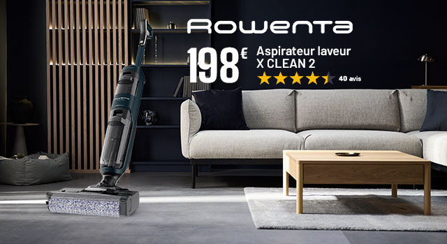 Rowenta - Aspirateur laveyr X CLEAN 2 - 198€