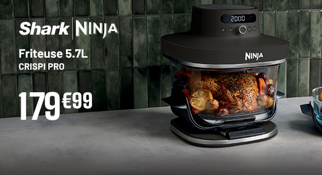 Friteuse 5.7L Crispi Pro - Shark Ninja - 229€99