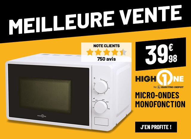 Micro-ondes monofonction HIGH ONE HO-MO5