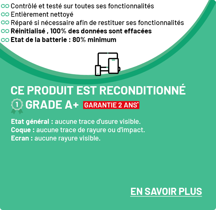 Ce produit est reconditionné