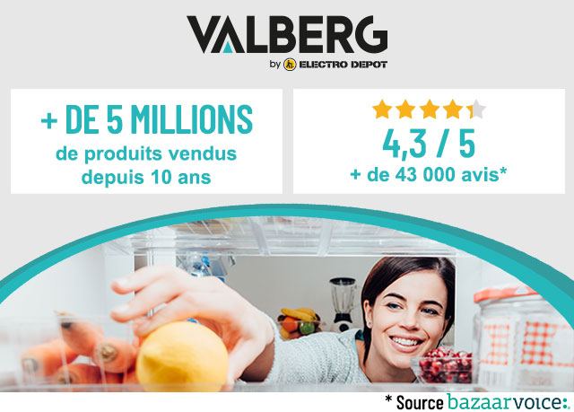 Congélateur Armoire Valberg Uf Nf 240 C S180c