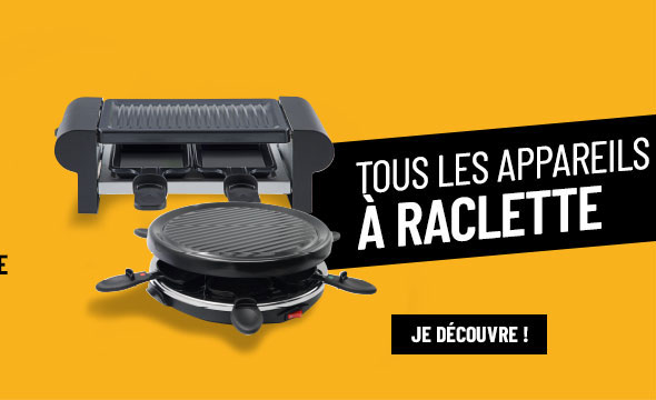 Tous nos appareils à raclette